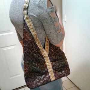 🌺 NEW Rare by Karmacreations Lined Silk Purse/Bag